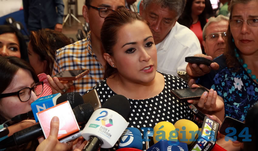 Teresa Jiménez Esquivel, presidenta municipal de Aguascalientes (Foto: Eddylberto Luévano Santillán)