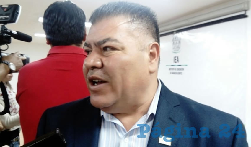 Mario Armando Valdez Herrera, secretario general de la Secci&oacute;n uno del SNTE