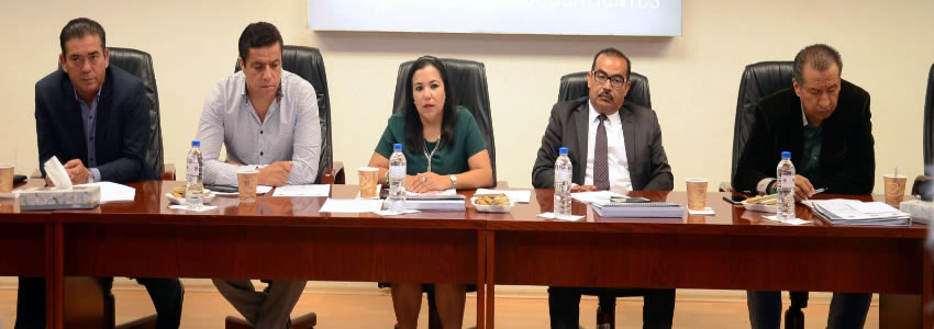 Reuni&oacute;n de la Comisi&oacute;n de Planeaci&oacute;n, Desarrollo Urbano y Obra P&uacute;blica con autoridades de los tres niveles de Gobierno