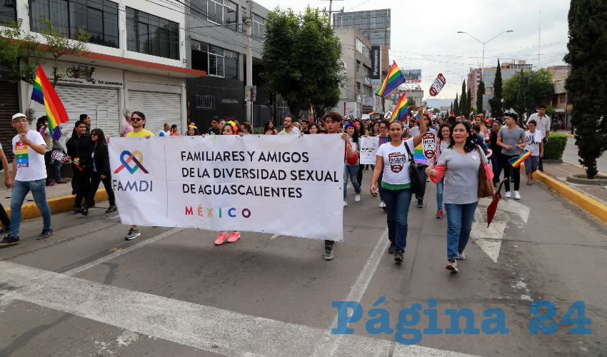 ¡Todas las familias, todos los derechos!, ¡Derechos iguales a orientaciones e identidades!, ¡Mismos impuestos, mismos derechos!, lanzaban durante el recorrido