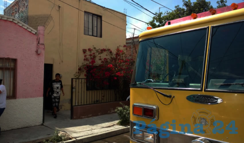 El percance ocurrió en calle Juan Sarabia 421, en Las Huertas