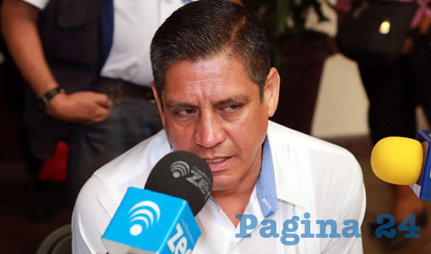 José Héctor Benítez López, secretario de Seguridad Pública Municipal (Foto: Eddylberto Luévano Santillán)