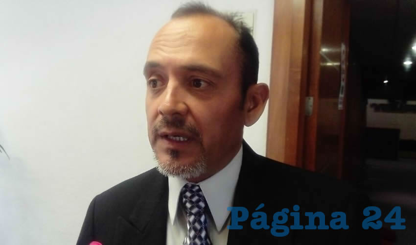 Jorge Morfin Romo, secretario general del Sindicato de Trabajadores de la Universidad Aut&oacute;noma de Aguascalientes (STUAA)