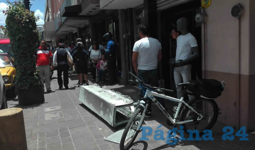 La estructura que bien puo provocar un fatal accidente