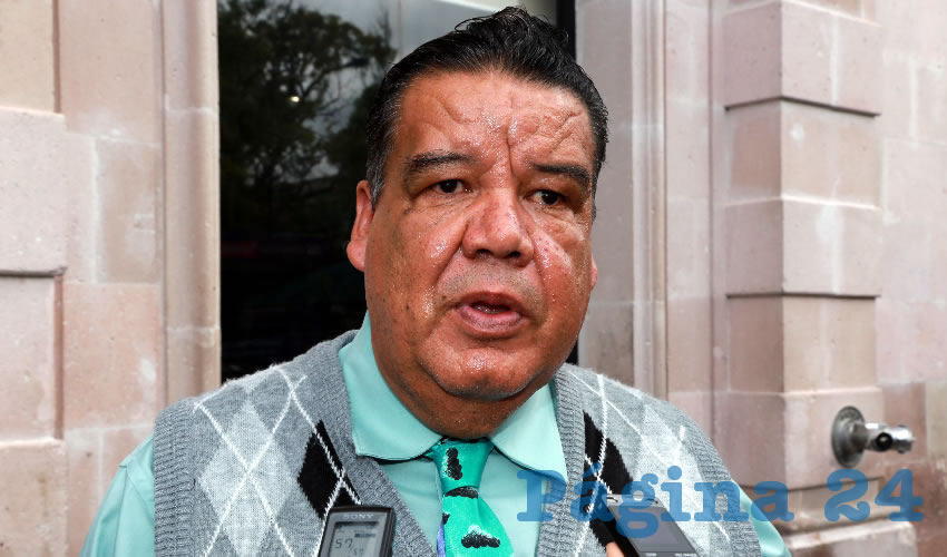 Francisco Flores Flores, coordinador de Cimientos del Magisterio (Foto: Eddylberto Luévano Santillán)