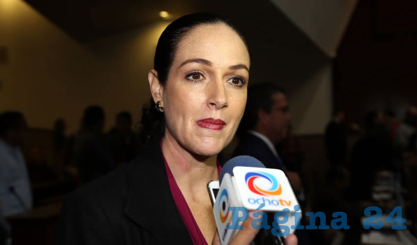 Mar&iacute;a Cristina Urrutia de la Vega, legisladora local