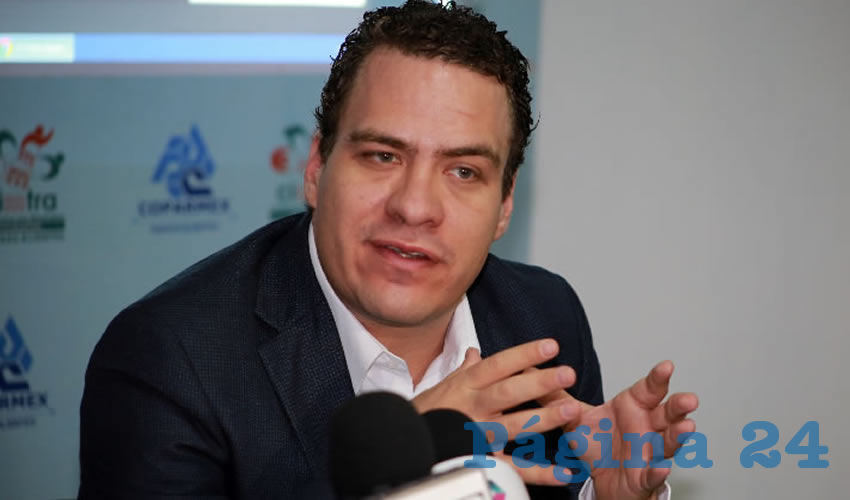 Francisco Ruiz L&oacute;pez, presidente estatal de la Coparmex (Foto: Eddylberto Lu&eacute;vano Santill&aacute;n)