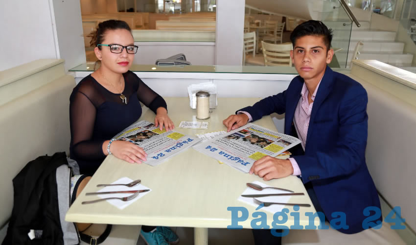 En el restaurante Del Centro almorzaron Johana Leslie Urquieta Robles y Luis Mauricio Bonilla Sandoval