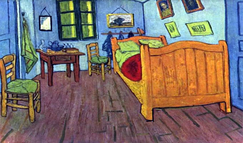 El dormitorio en Arlés, Vincent Van Gogh