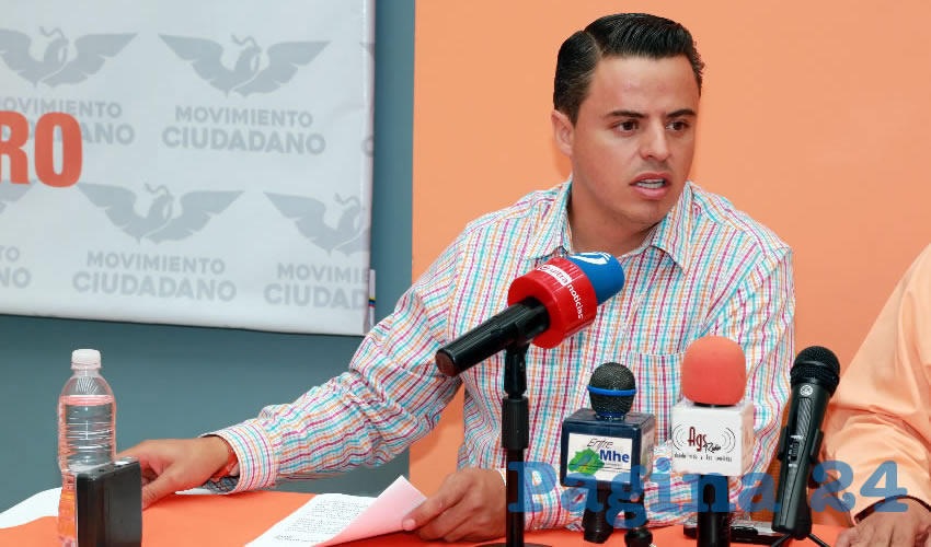 Jaime Durán Padilla, coordinador operativo de Movimiento Ciudadano (Foto: Eddylberto Luévano Santillán)