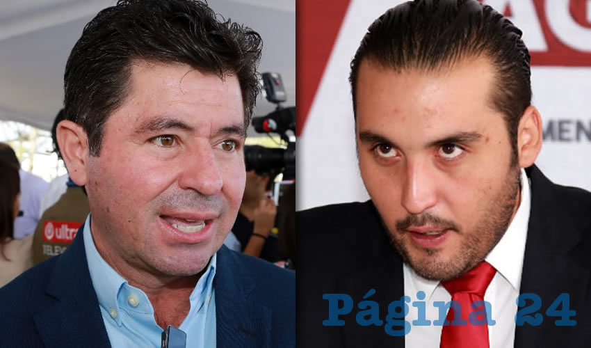 Jorge L&oacute;pez Mart&iacute;n, diputado federal | Aldo Ruiz S&aacute;nchez, Presidente Estatal de MORENA