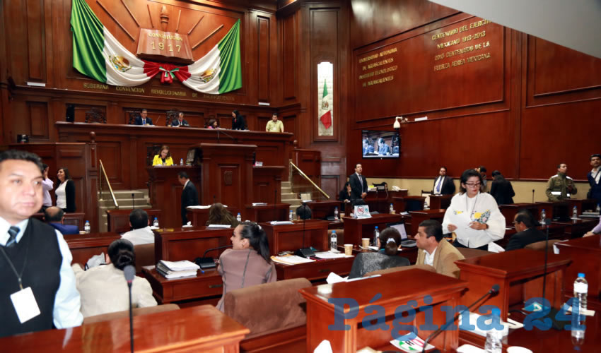 Sesión del Pleno del Congreso Estatal (Foto: Eddylberto Luévano Santillán)