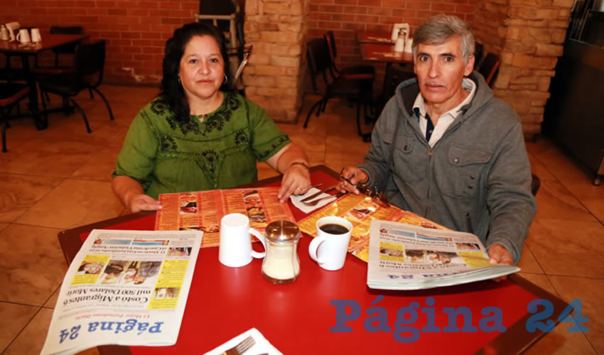 En Las Antorchas almorzaron X&oacute;chitl Vel&aacute;zquez Due&ntilde;as y Manuel de Jes&uacute;s Rodr&iacute;guez Guerrero