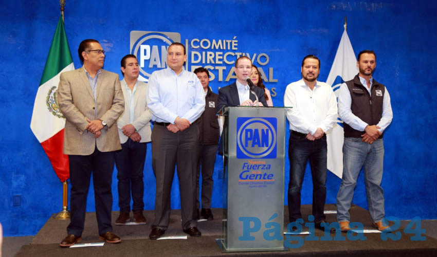 Ricardo Anaya Cortés, presidente nacional del PAN (Foto: Eddylberto Luévano Santillán)