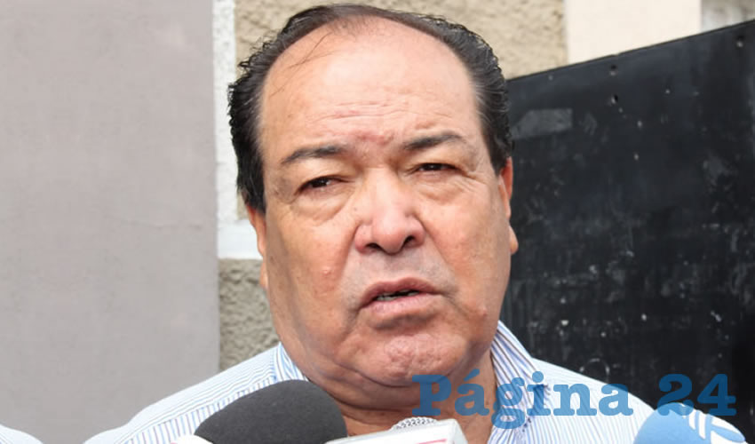 Refugio Eudave Ortiz, presidente de la Agrupación Taxistas Revolucionarios de Aguascalientes
