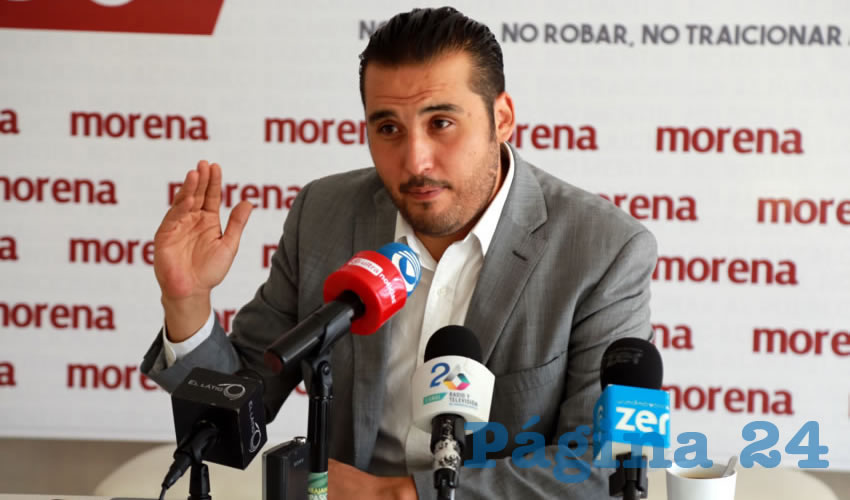 Aldo Ruiz Sánchez, presidente del CEE de Morena