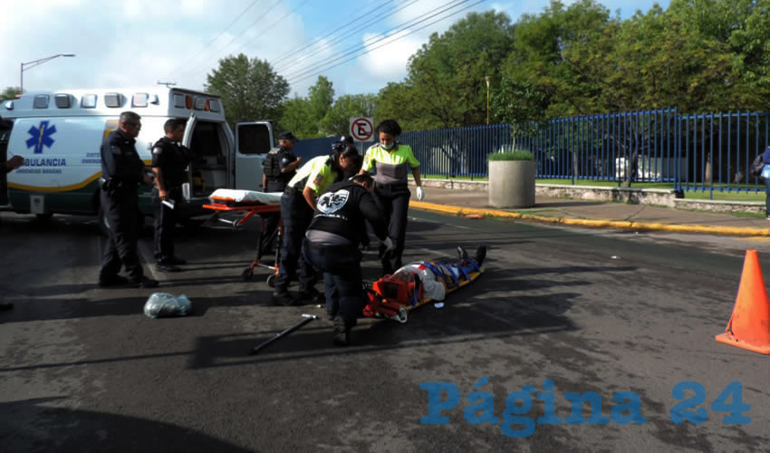 En avenida Universidad, cerca del cruce con avenida Aguascalientes norte, fue arrollado Manuel Eugenio Muñoz Alcalá, de 66 años de edad