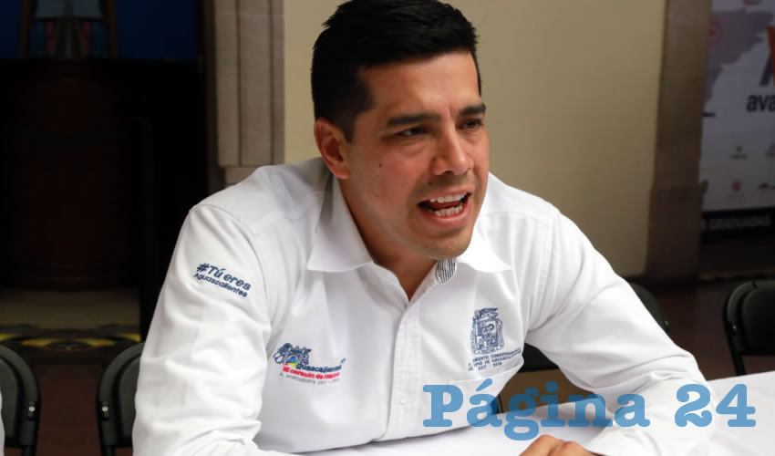 Leonardo Montañez Castro, secretario del Ayuntamiento (Foto: Eddylberto Luévano Santillán)