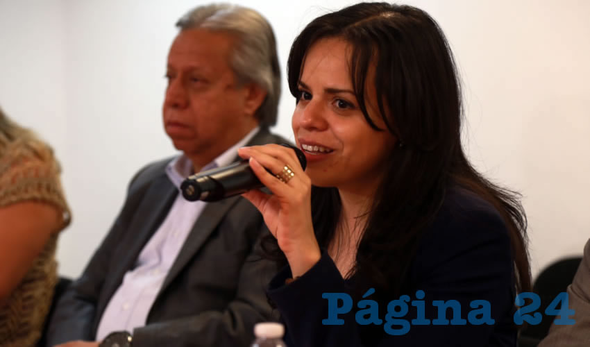 Itzel Villa Salinas, directora general de Programas de Emprendedores y Financiamiento del Inadem (Foto: Eddylberto Luévano Santillán)