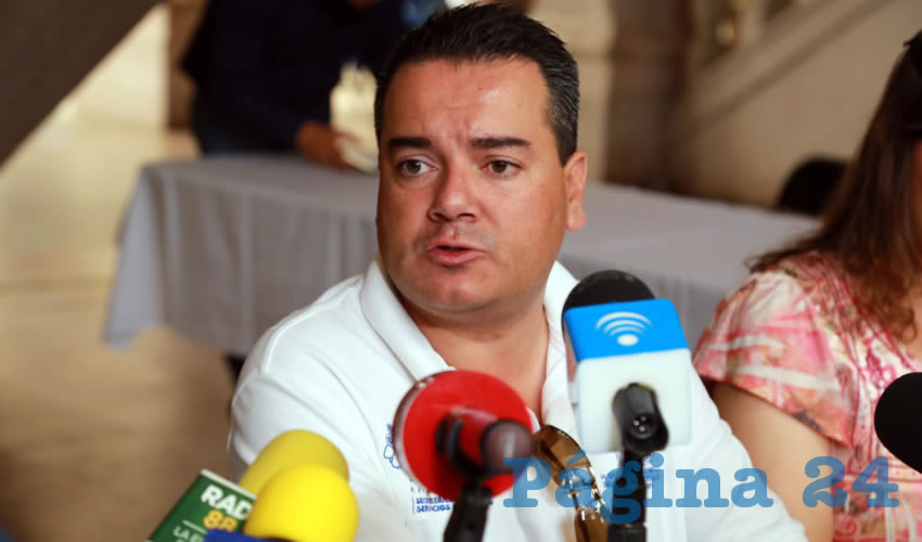 H&eacute;ctor Eduardo Anaya P&eacute;rez, secretario de Servicios P&uacute;blicos del Municipio (Foto: Eddylberto Lu&eacute;vano Santill&aacute;n)