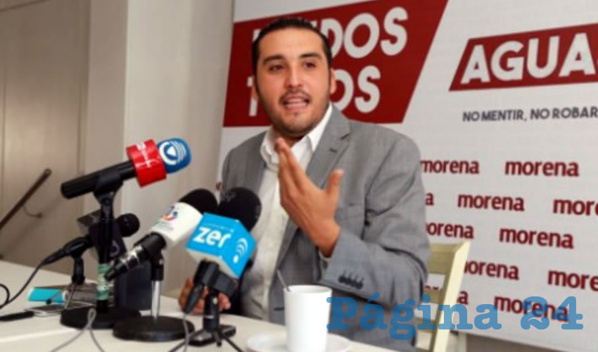 Aldo Ruiz Sánchez, dirigente del Comité Directivo Estatal de Morena