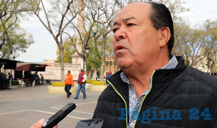 Refugio Eudave Ortiz, líder de la Agrupación Taxistas Revolucionarios de Aguascalientes