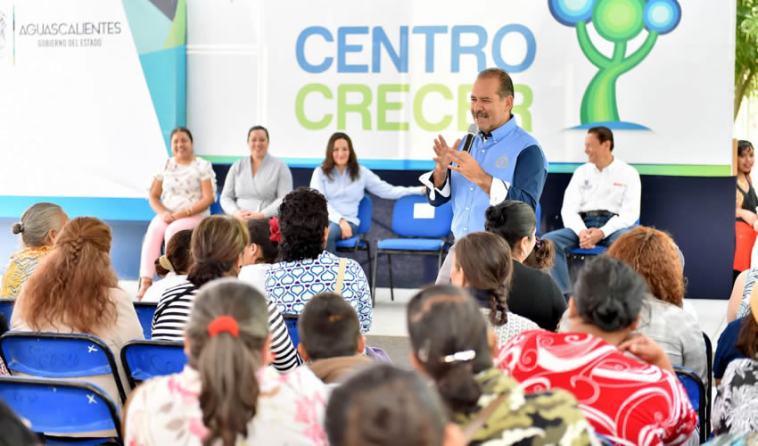 El gobernador Martín Orozco Sandoval arrancó las actividades del Centro CRECER de San Francisco de los Romo