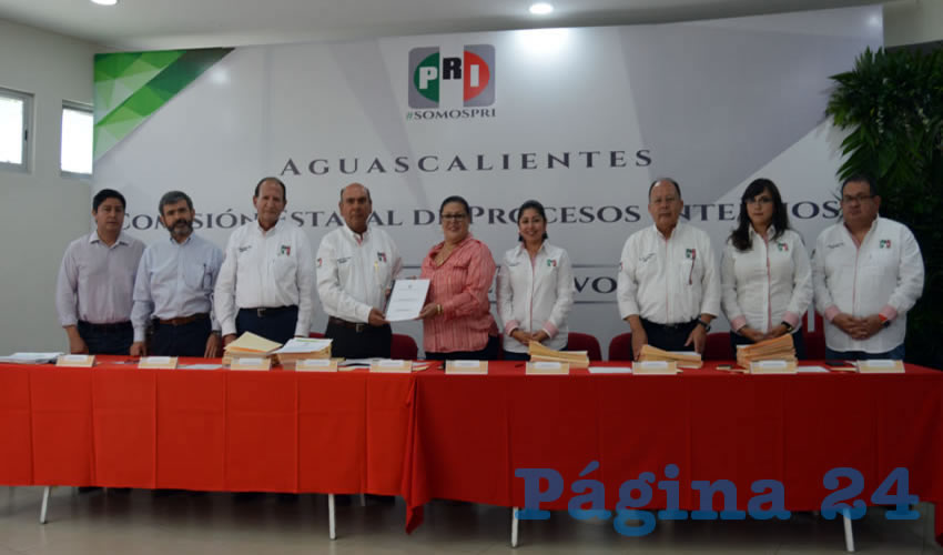 Se postuló la primer planilla para la renovación del Consejo Político Estatal del PRI