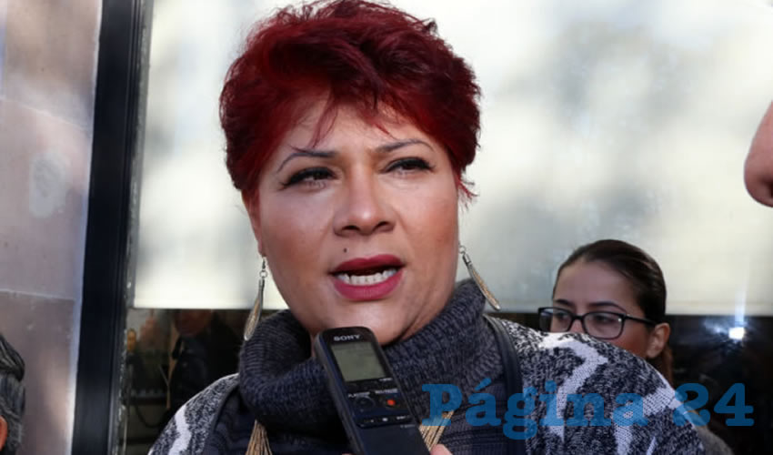 Juana María Martínez Flores, delegada estatal del Colegio Nacional de Abogados Juaristas