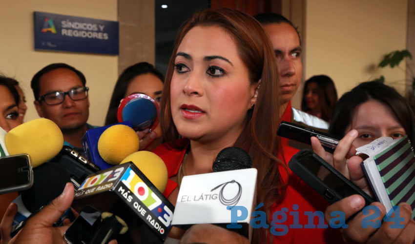 Teresa Jim&eacute;nez Esquivel, presidenta municipal de Aguascalientes (Foto: Eddylberto Lu&eacute;vano Santill&aacute;n)