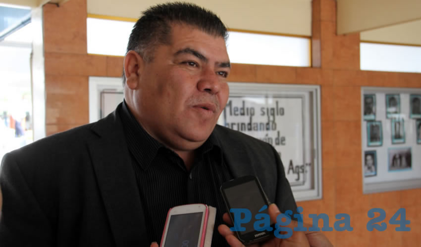 Mario Armando Valdez Herrera, secretario general de la Sección uno del SNTE