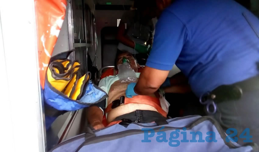 Porfirio Palos Díaz fue herido en el lado izquierdo del tórax