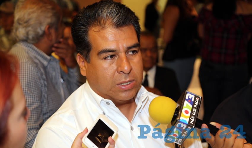 Cuauht&eacute;moc Escobedo Tejada, alcalde de Pabell&oacute;n de Arteaga (Foto: Eddylberto Lu&eacute;vano Santill&aacute;n)