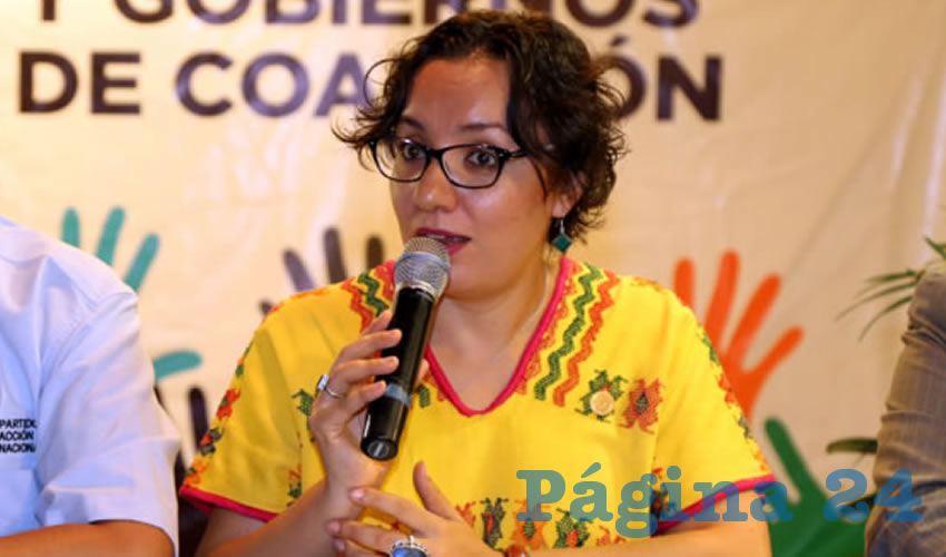 Cristina Ismene Gayt&aacute;n Hern&aacute;ndez, diputada federal del PRD (Foto: Eddylberto Lu&eacute;vano Santill&aacute;n)