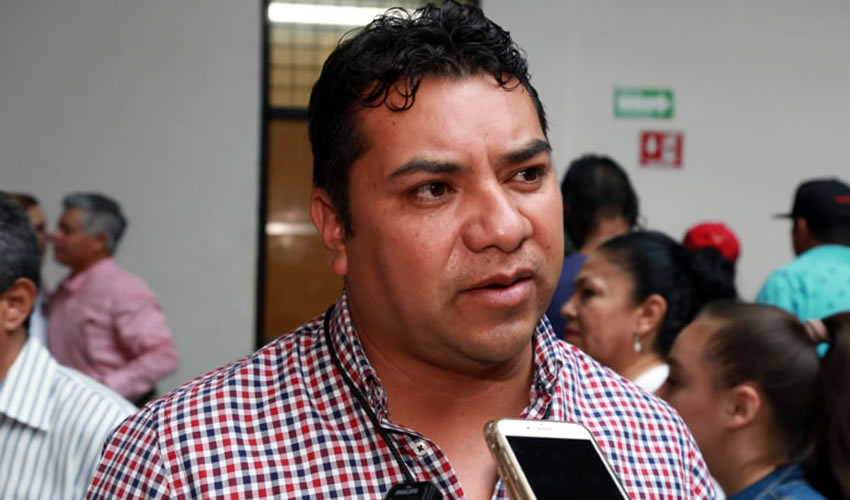 Normando López Meixueiro, secretario general de la FSTSE en Aguascalientes
