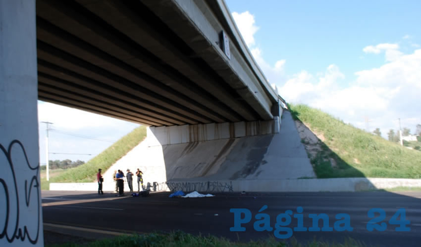 Debajo de un puente vehicular, perecieron “El Quirrus” y “El Tavito”, tras caer aparatosamente de una jaca de acero