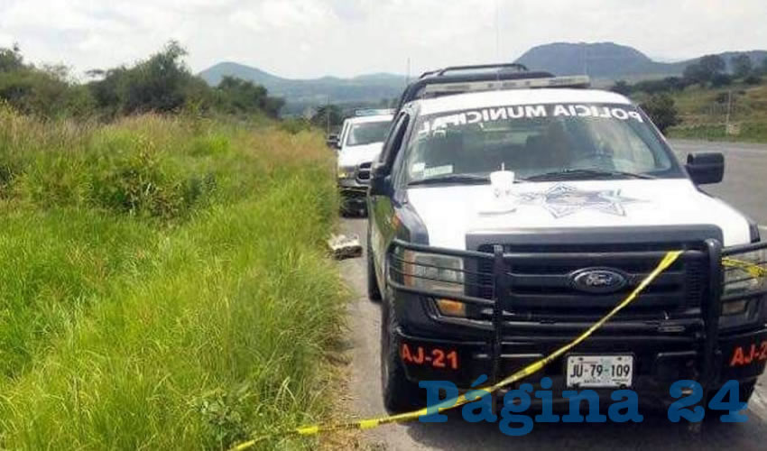 El cuerpo de la víctima, de entre 20 y 25 años de edad, fue localizado en la carretera Guadalajara-Barra de Navidad, a la altura del Rastro TIF/Foto: Especial