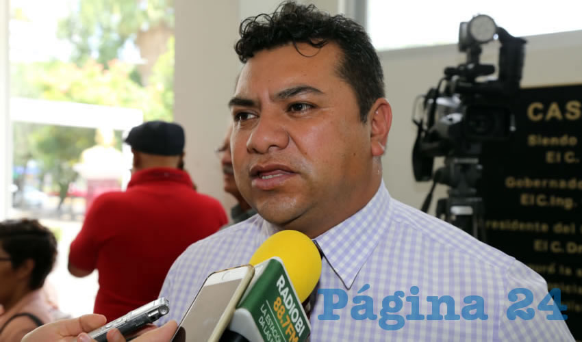 Normando López Meixueiro, secretario general de la FSTSE (Foto: Eddylberto Luévano Santillán)