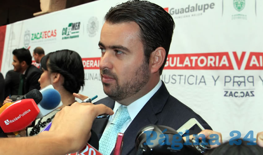 José Haro de la Torre, alcalde de Fresnillo: “Hemos bajado en la última encuesta” (Foto: Rocío Castro Alvarado)