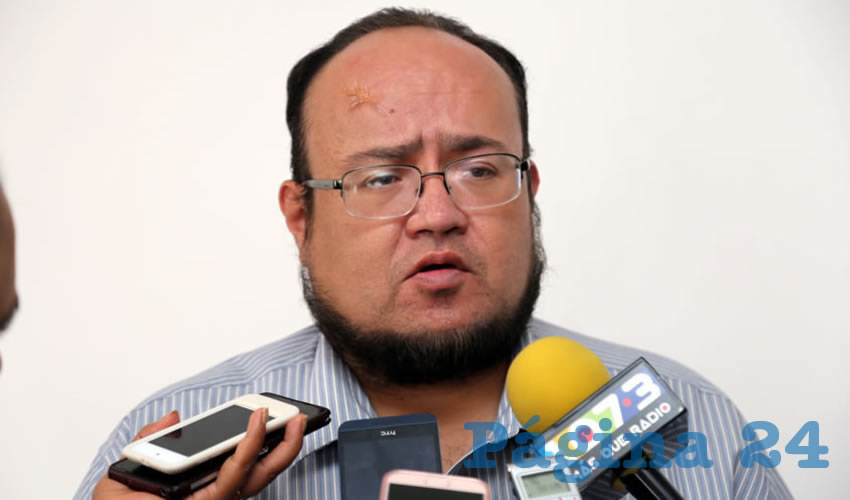 Óscar Salvador Estrada Escobedo, regidor capitalino (Foto: Eddylberto Luévano Santillán)