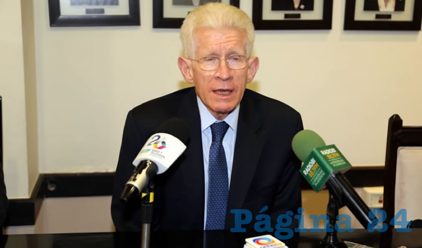 Juan Zinser Sierra, presidente del Consejo Mexicano Contra el Tabaquismo (Foto: Eddylberto Luévano Santillán)