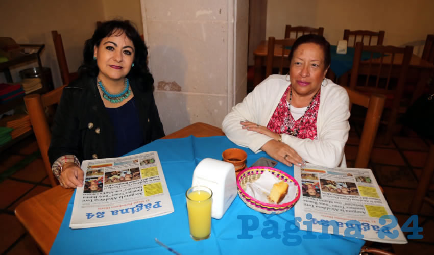 En La Mestiza compartieron el pan y la sal Lupita Gonz&aacute;lez Guti&eacute;rrez y Lupita Ibarra P&eacute;rez