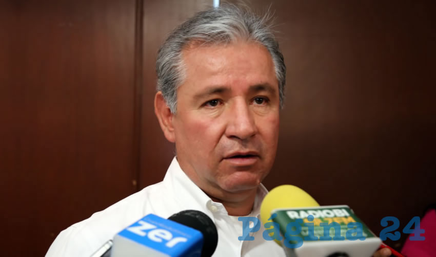 Pedro de la Serna López, presidente del CCEA (Foto: Eddylberto Luévano Santillán)