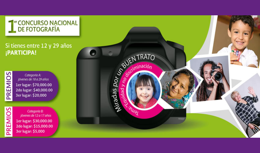 El concurso se divide en dos categorías: jóvenes de 18 a 29 años y jóvenes de 12 a 17 años, y los premios van desde los cinco mil hasta los 70 mil pesos