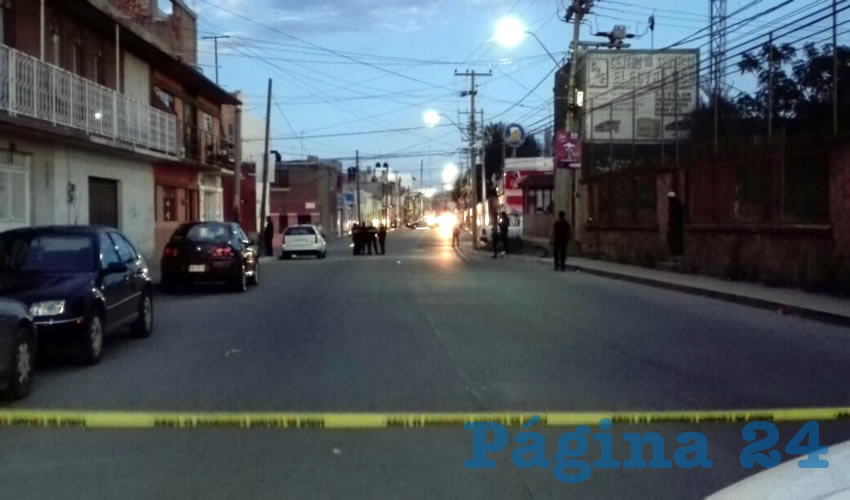 El arribo de los cuerpos policíacos al domicilio