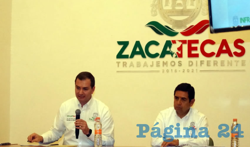 Francisco Ibargüengoytia Borrego, secretario de Infraestructura de Zacatecas: “La obra iniciará en la primera quincena de septiembre y terminará en el primer trimestre de 2018” (Foto Merari Martínez Castro)
