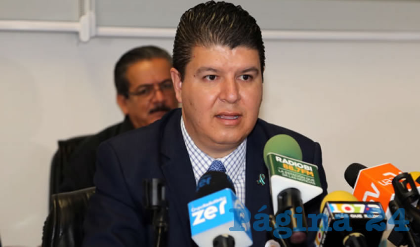 Iván Alexander Luévano Contreras, director del Área de Programas de Salud del ISSEA (Foto: Eddylberto Luévano Santillán)