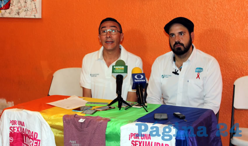 Juli&aacute;n Elizalde Pe&ntilde;a, coordinador de la asociaci&oacute;n Colectivo SerGay de Aguascaliente