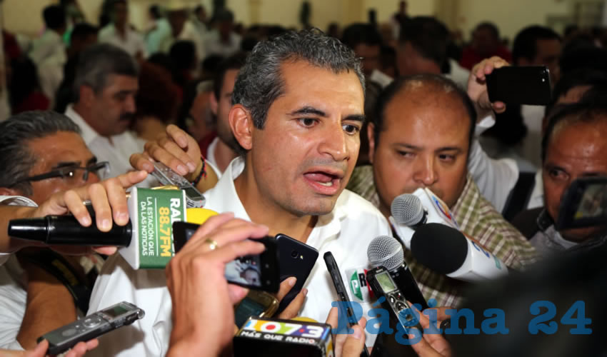 Enrique Ochoa Reza, presidente nacional del PRI