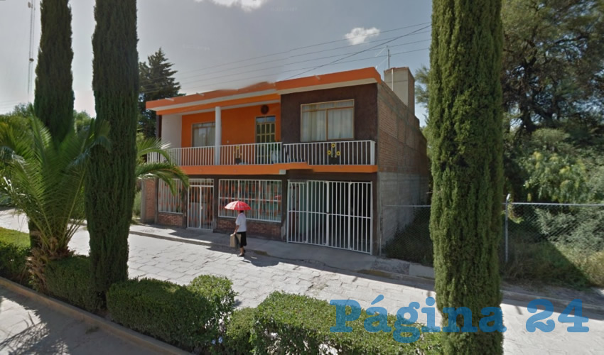 En esta casa de Villa Juárez, Asientos, Jesús Abelardo Ávila Villa, de 54 años de edad, se quitó la vida descerrajándose un balazo en la boca